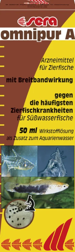 sera omnipur A Arzneimittel für Zierfische, 50 ml