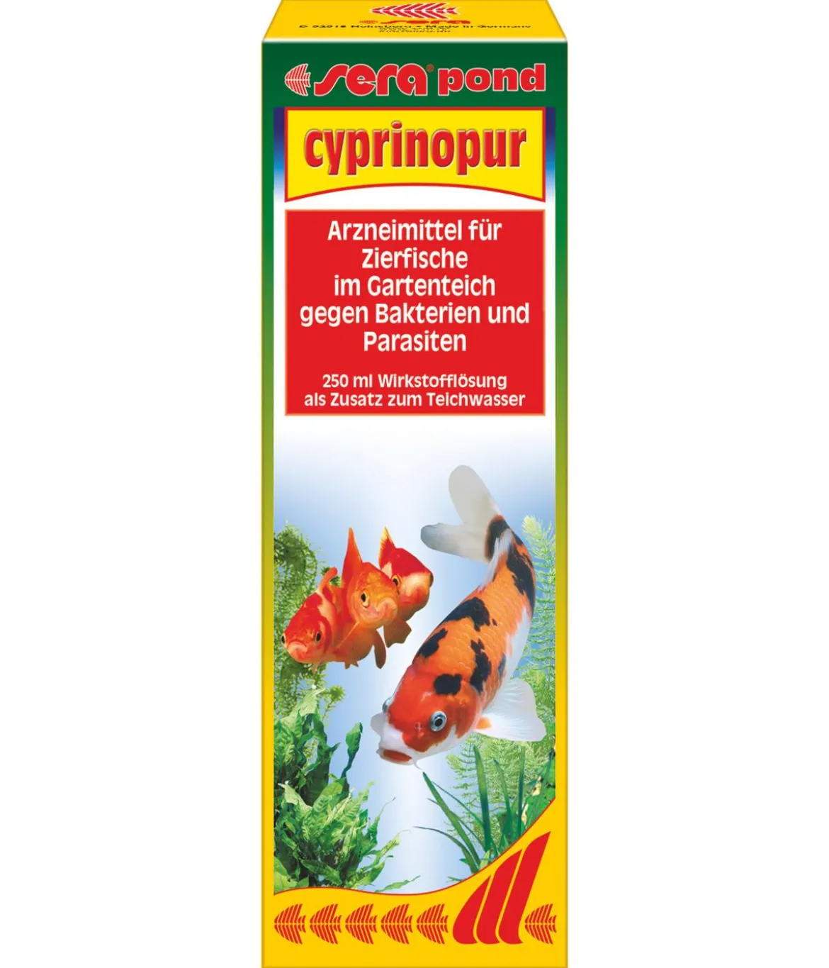 sera pond Cyprinopur Arzneimittel für Zierfische im Gartenteich