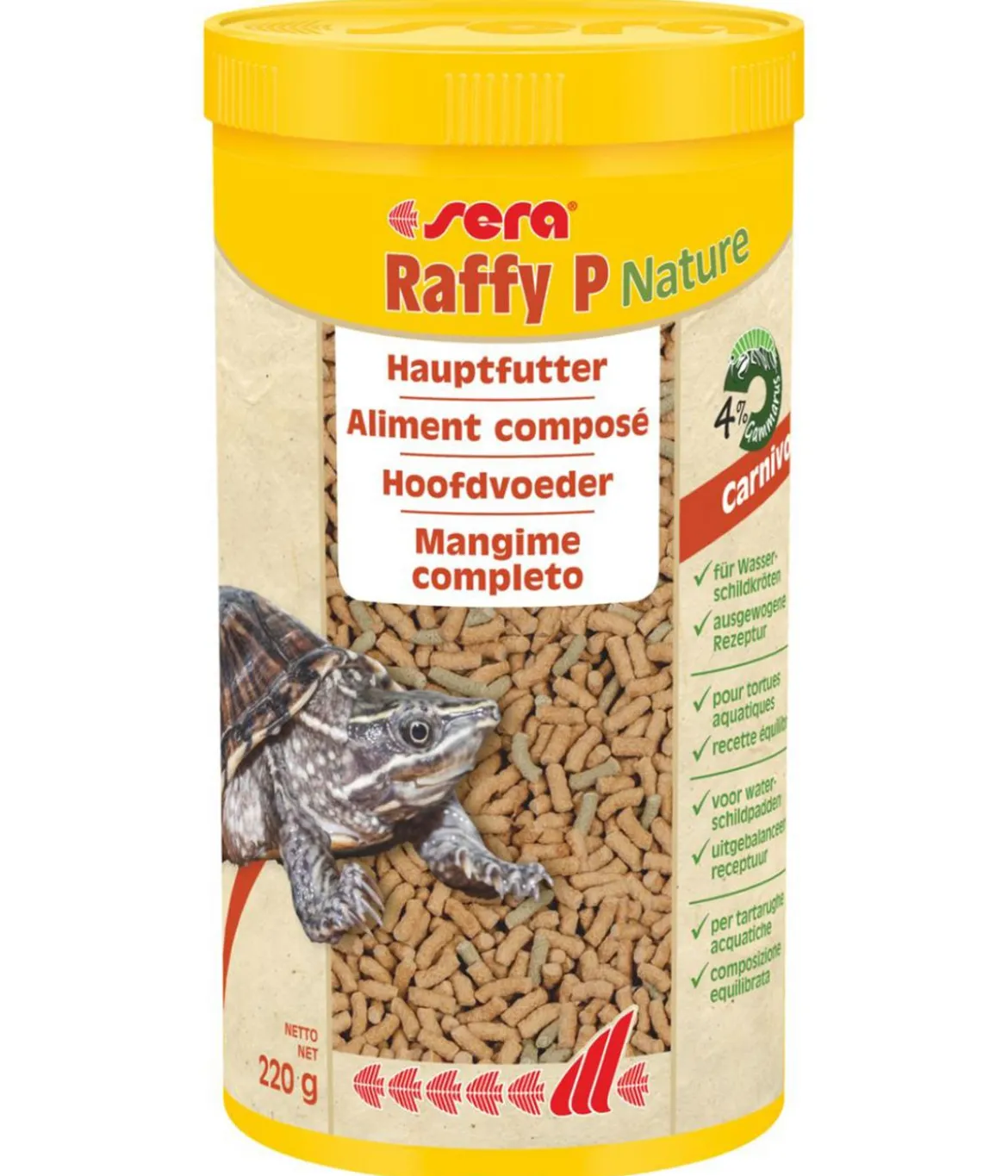 sera Reptilienfutter Raffy P Nature
