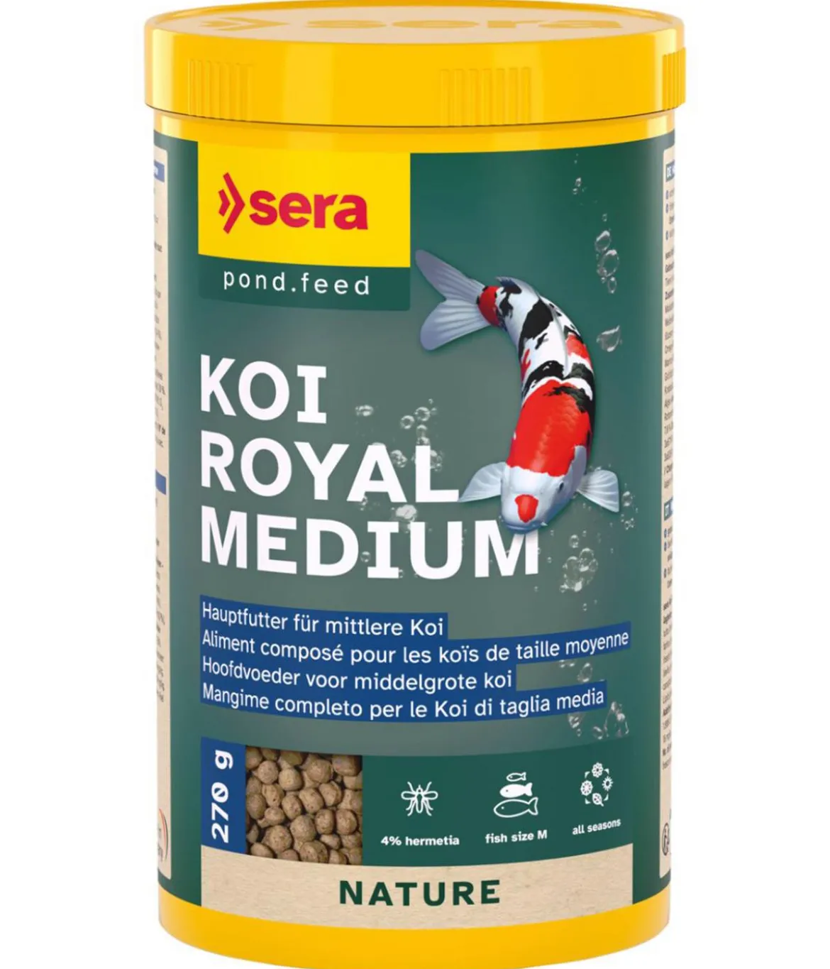 sera Teichfischfutter Koi Royal Medium, 1 l