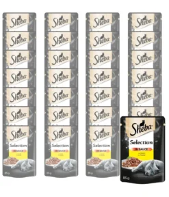 Sheba® Nassfutter für Katzen Selection in Sauce, 28 x 85 g