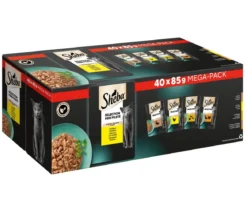Sheba® Nassfutter für Katzen Selection Mini Filets in Sauce Multipack Adult, Geflügel Variation, 40 x 85 g