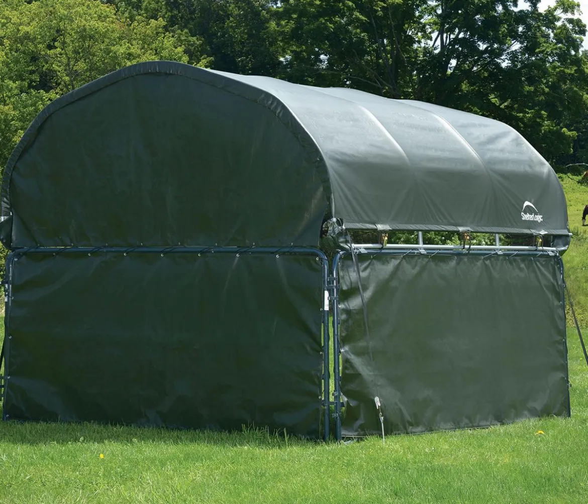 Shelter Logic Erweiterung für Pferdestallüberdachung, ca. B370/H170/T370 cm