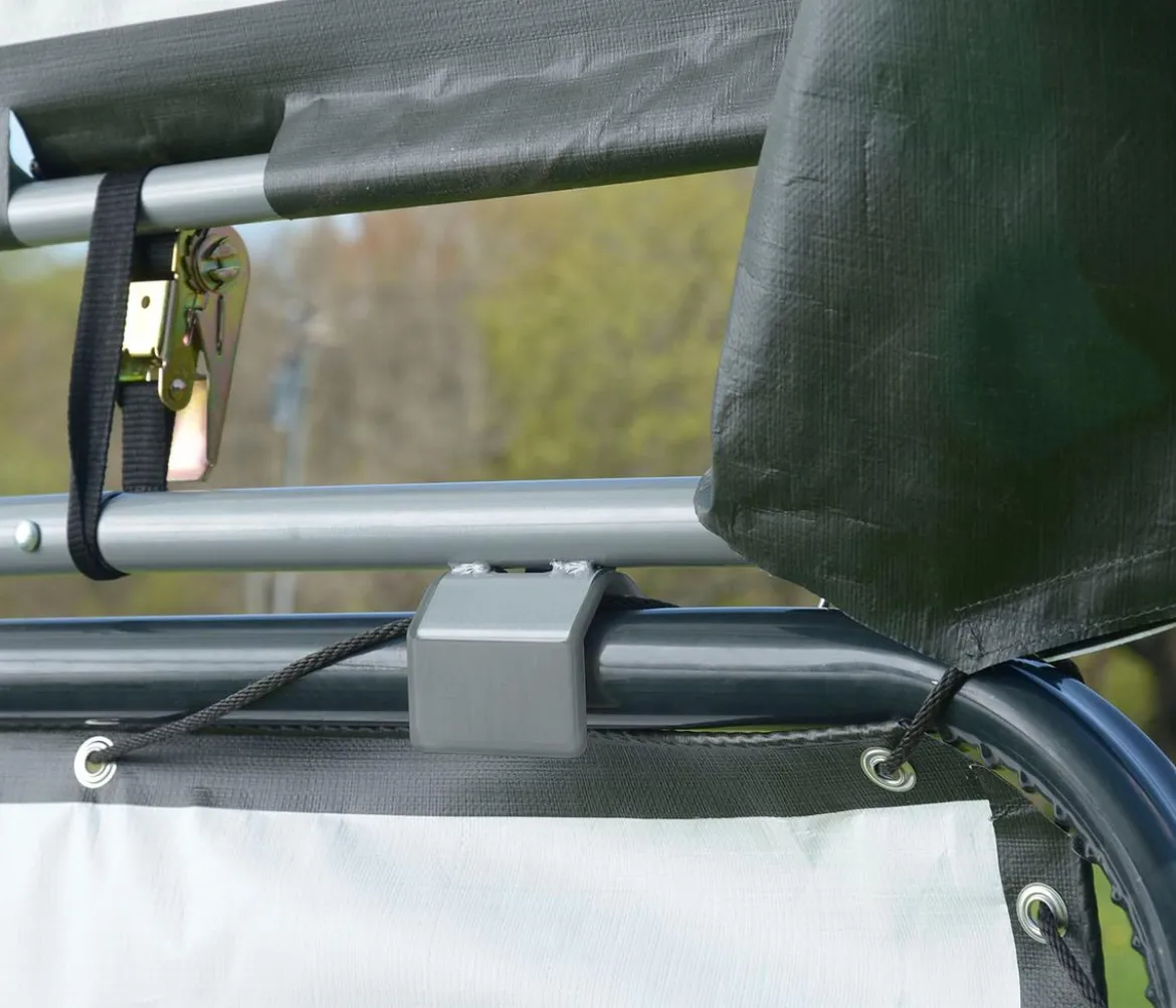 Shelter Logic Erweiterung für Pferdestallüberdachung, ca. B370/H170/T370 cm
