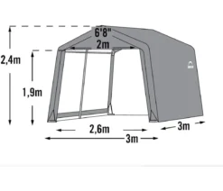 Shelter Logic Foliengerätehaus