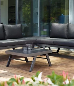 Sieger Auckland Loungetisch/-hocker, ca. B72/H47/T72 cm