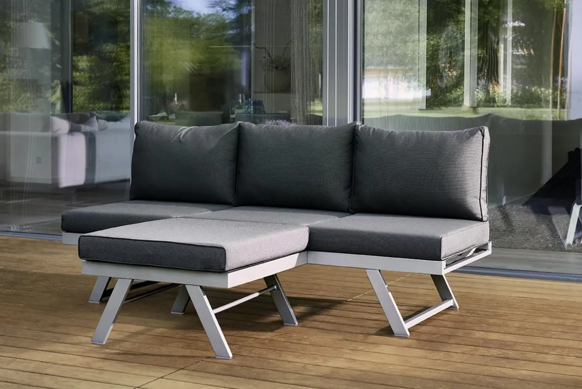 Sieger Auckland Loungetisch/-hocker, ca. B72/H47/T72 cm