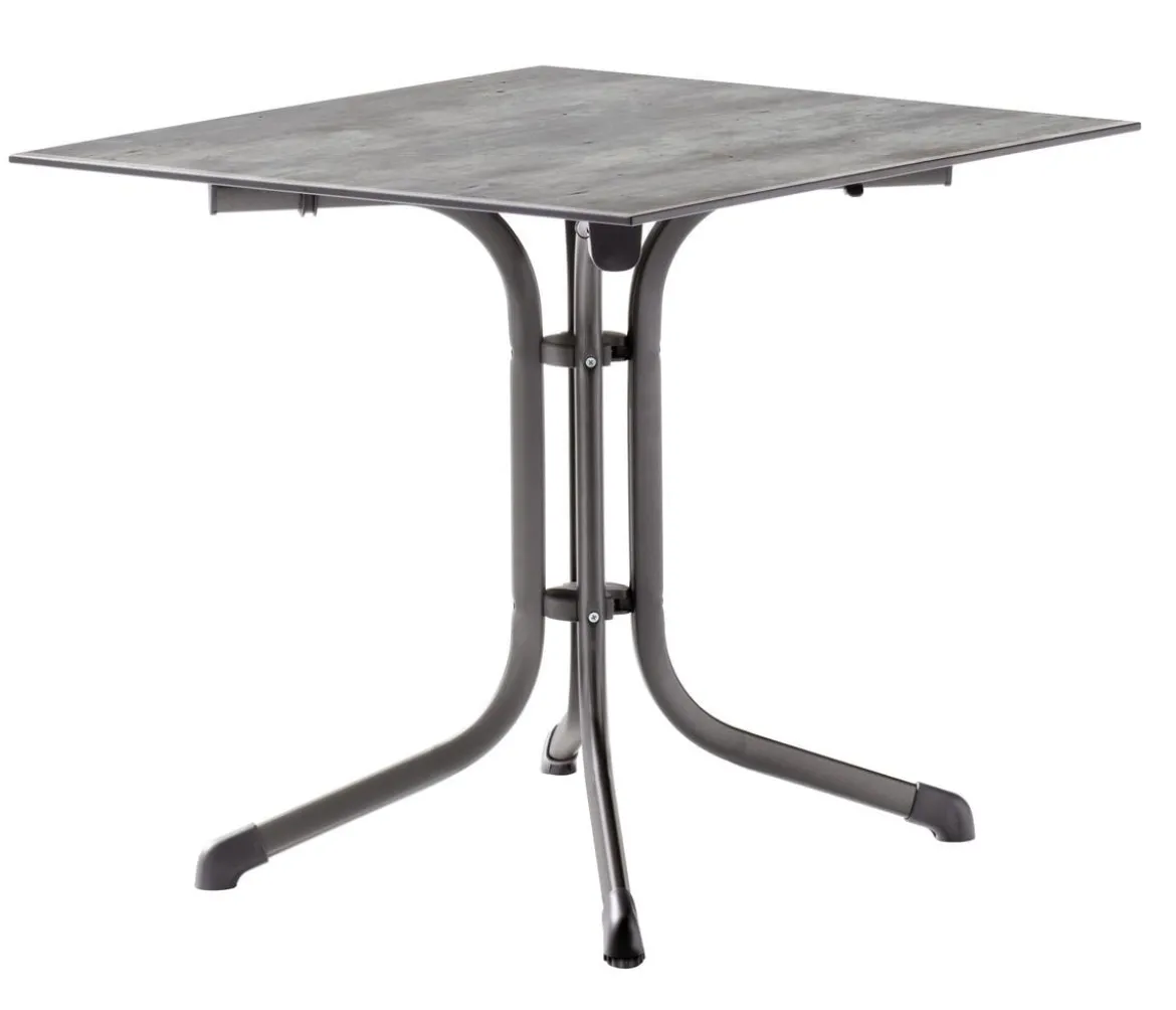 Sieger Klapptisch Boulevard mit Polytec®-Platte, ca. B80/H73/T80 cm