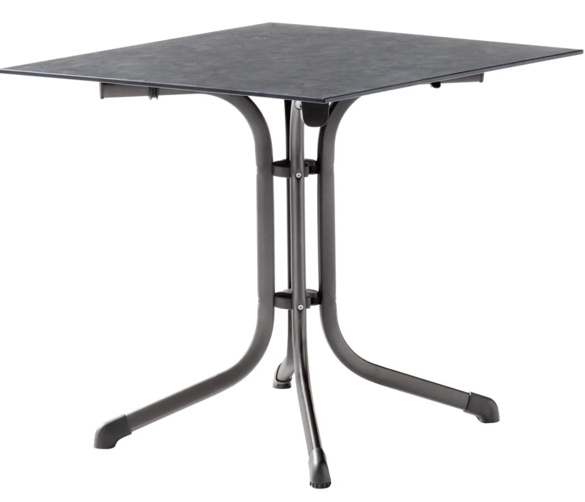 Sieger Klapptisch Boulevard mit Polytec®-Platte, ca. B80/H73/T80 cm