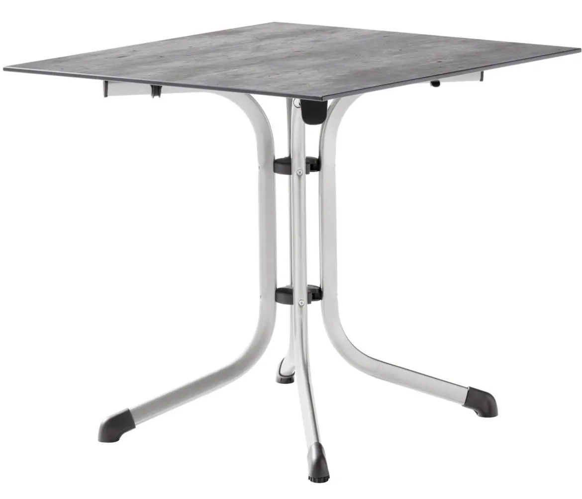 Sieger Klapptisch Boulevard mit Polytec®-Platte, ca. B80/H73/T80 cm