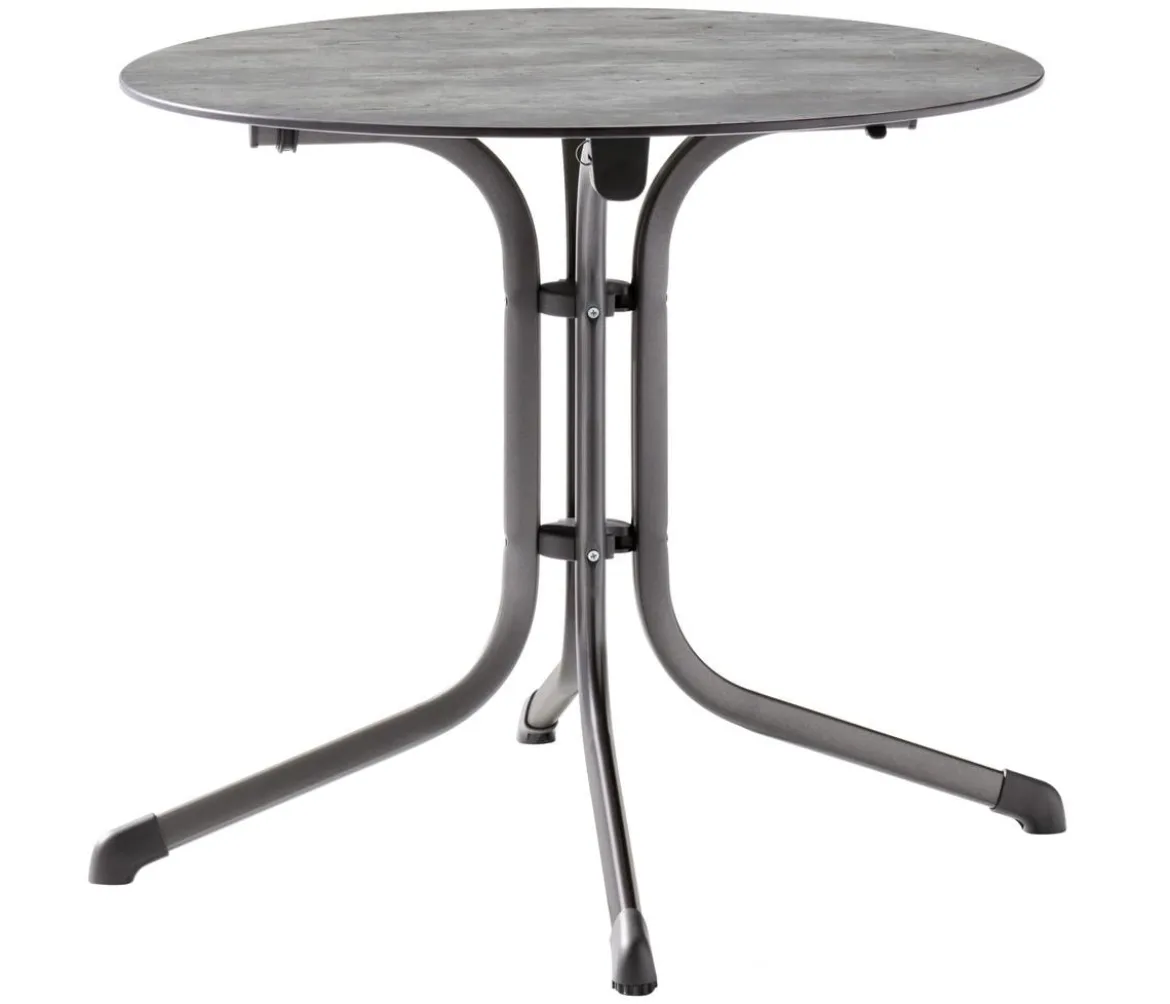 Sieger Klapptisch Boulevard mit Polytec®-Platte, ca. Ø85/H73 cm
