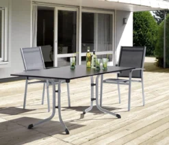 Sieger Klapptisch Boulevard mit vivodur®-Platte, ca. B165/H73/T95 cm