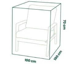 Siena Garden Abdeckhaube für Loungesessel, ca. B100/H100/T70 cm