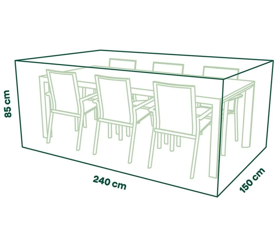 Siena Garden Abdeckhaube für Sitzgruppe, ca. B150/H240/T85 cm