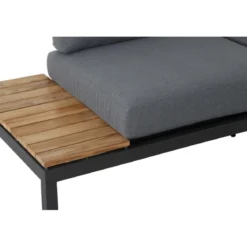 Siena Garden Bank Alvida, rechts, 70 x 175 x 80 cm, anthrazit/grau