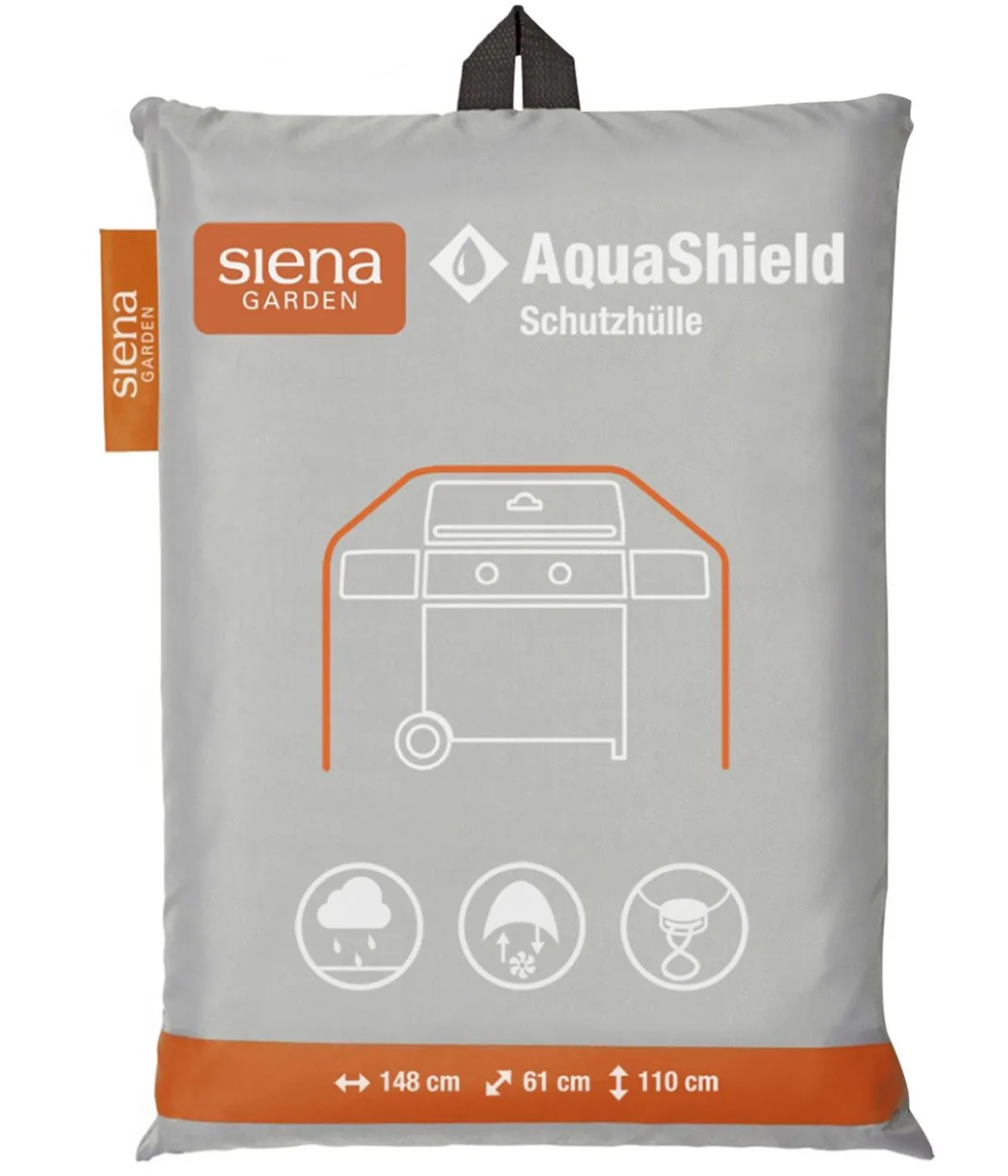 Siena Garden Gasgrillhülle AquaShield, ca. B148/H110/T61 cm