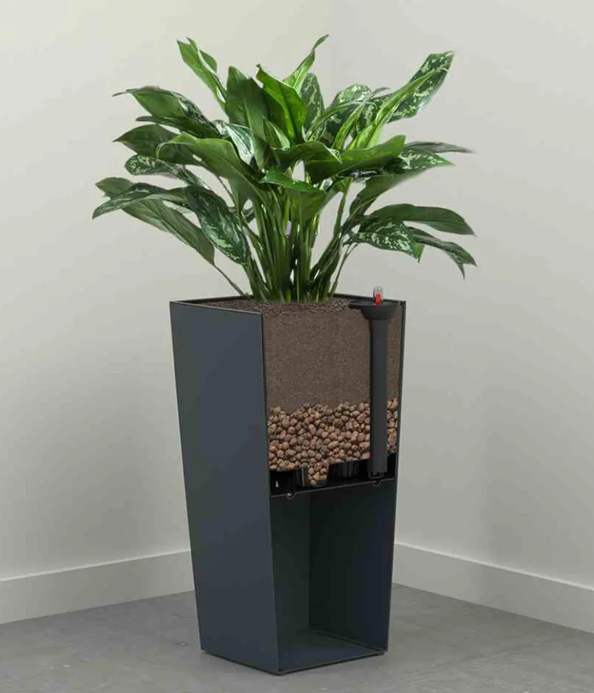 Siena Garden Kunststoff-Säule Eco Nizza, konisch, ca. B40/H75/T40 cm