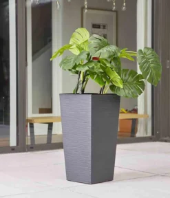 Siena Garden Kunststoff-Säule ECO Nizza, konisch, ca. B35/H68/T35 cm