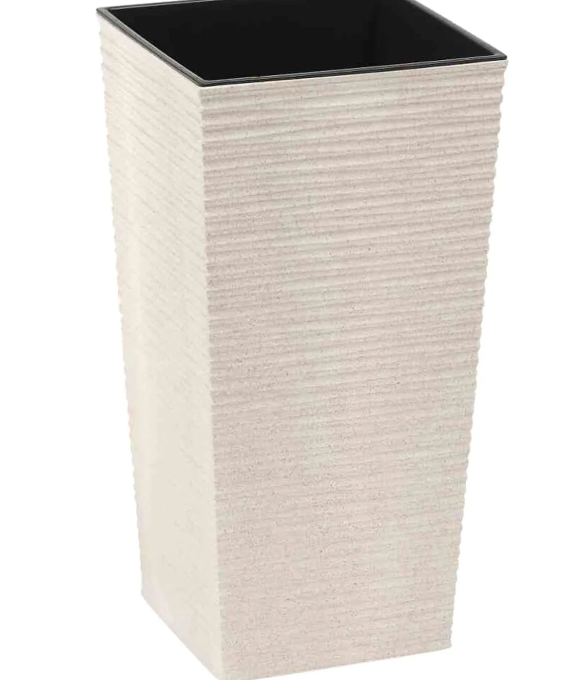 Siena Garden Kunststoff-Topf-Set ECO Nizza, konisch, ca. B30/H57/T30 cm