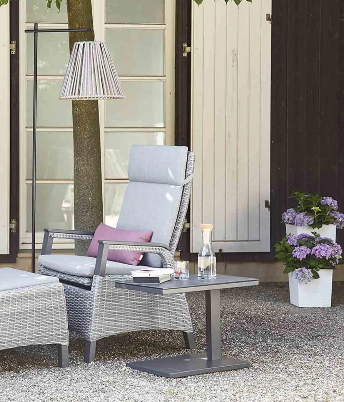 Siena Garden Kunststoff-Topf Biron, eckig, ca. B40/H41,5/T40 cm