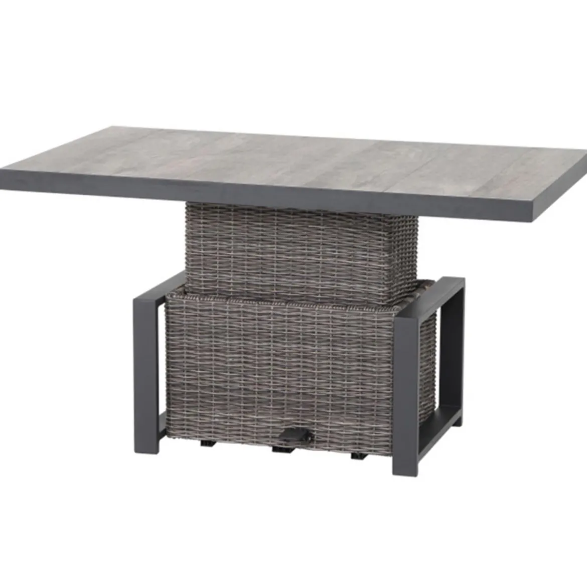 Siena Garden Lift-Tisch, ca. B130/H47-71/T75 cm