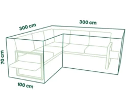 Siena Garden Loungehülle, ca. B100/H300/T70 cm