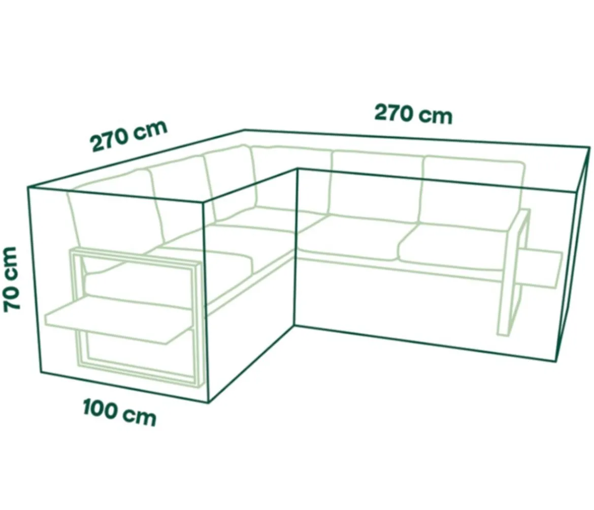 Siena Garden Loungehülle, ca. B270/H270/T70 cm