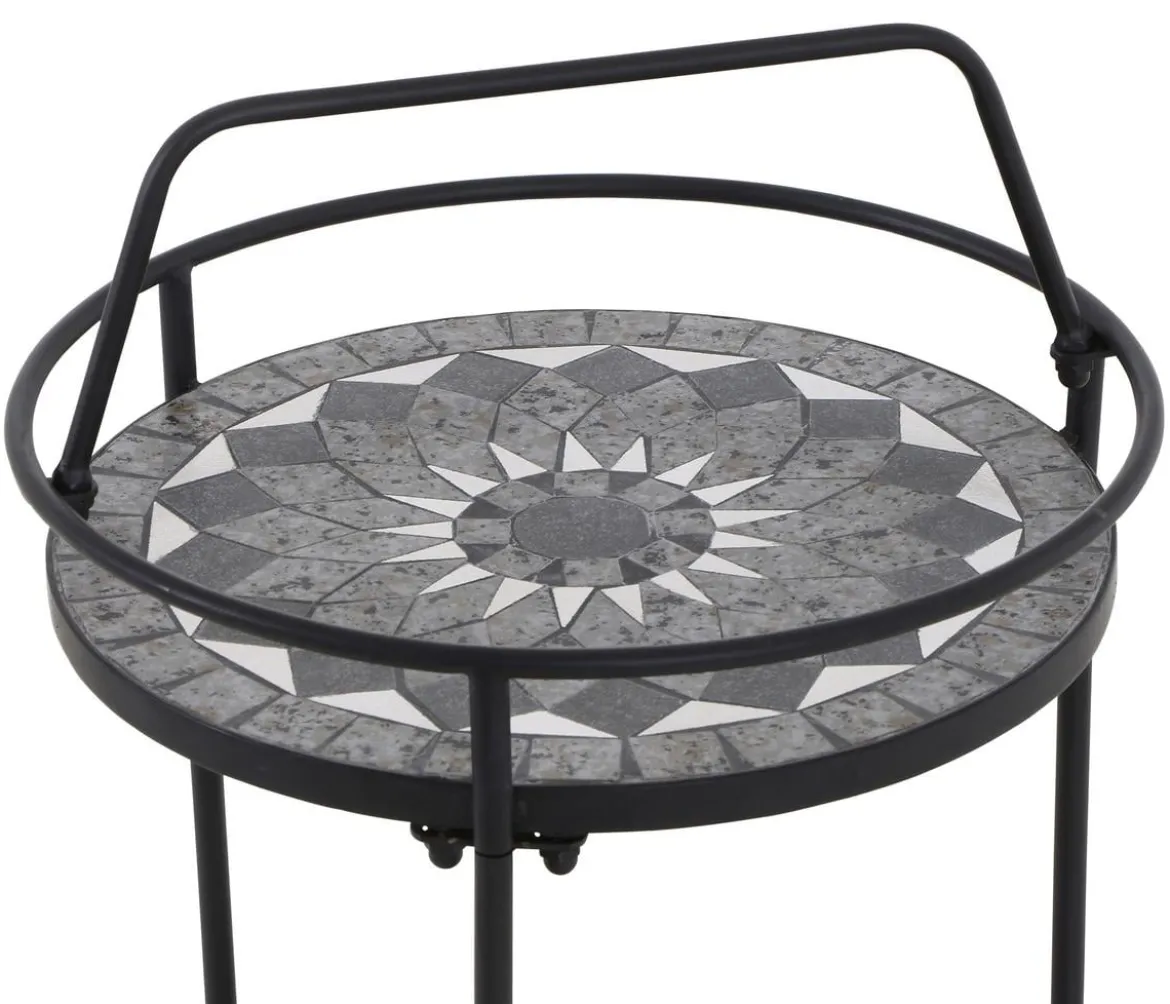 Siena Garden Mosaikbeistelltisch Como, ca. Ø41/H74 cm