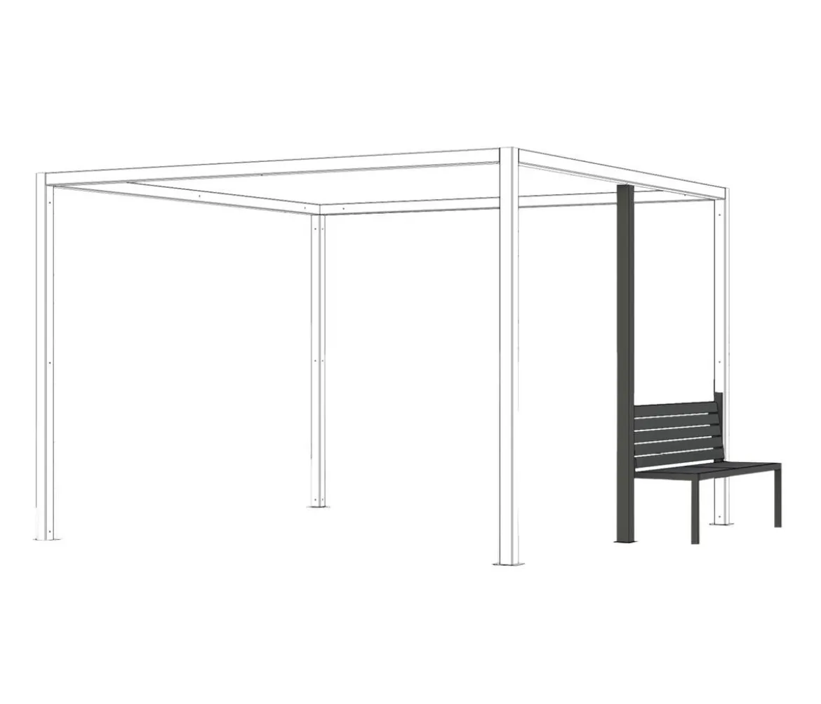 Siena Garden Schattenmanufaktur® Pergola-Zubehör Bank