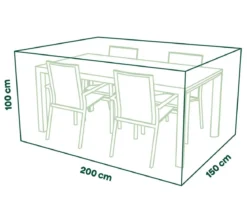 Siena Garden Sitzgruppenhülle, ca. B150/H200/T100 cm