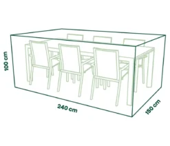 Siena Garden Sitzgruppenhülle, ca. B150/H240/T100 cm