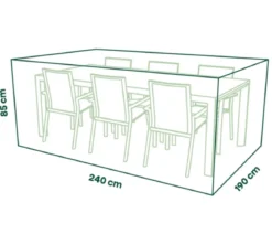 Siena Garden Sitzgruppenhülle, ca. B190/H240/T85 cm