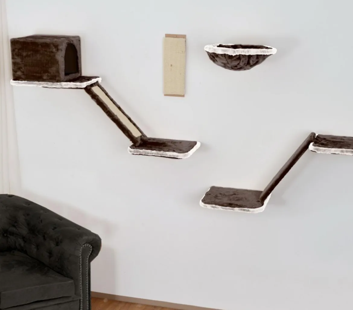 Silvio Design Katzen-Kletterwand, 8-teilig
