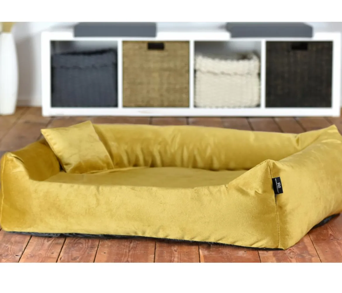 Silvio Design Kuschelsofa Samt, rechteckig