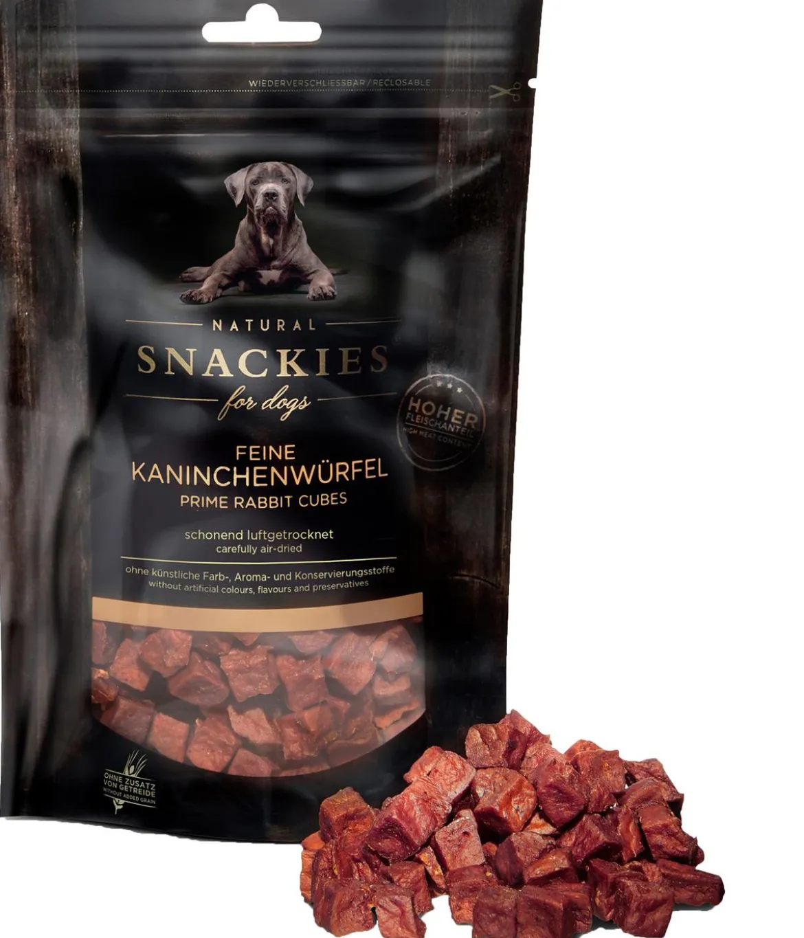SNACKIES® Hundesnack Feine Kaninchenwürfel