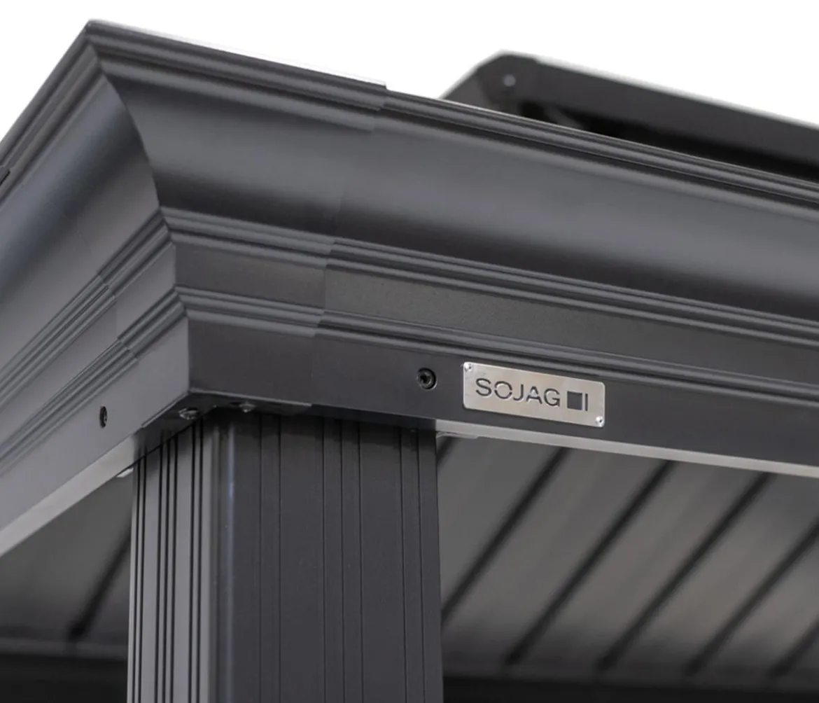 Sojag Outdoor-Pavillon BBQ Messina 68, ca. B291,6/H262/T179 cm