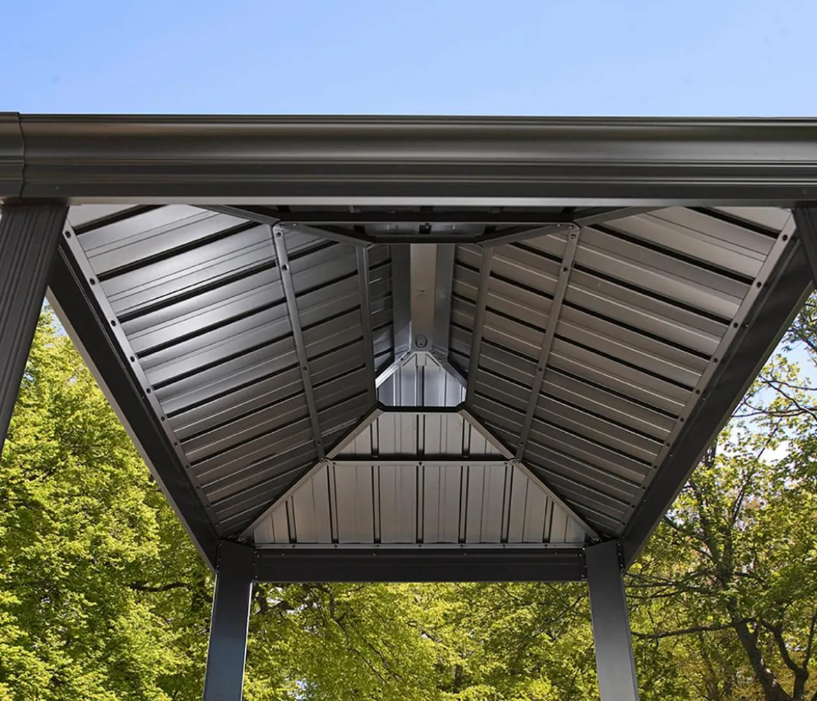 Sojag Outdoor-Pavillon BBQ Messina 68, ca. B291,6/H262/T179 cm