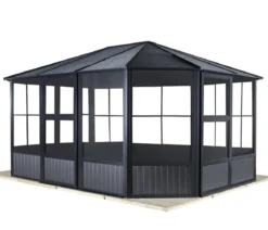 Sojag Outdoor-Pavillon Kaltwintergarten Charleston 1215, ca. B488,6/H280,9/T383,6 cm