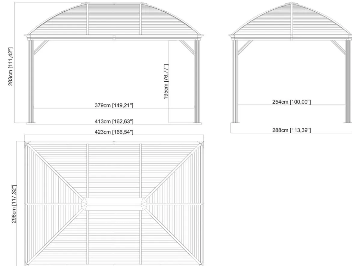 Sojag Pavillon Moreno 10x14