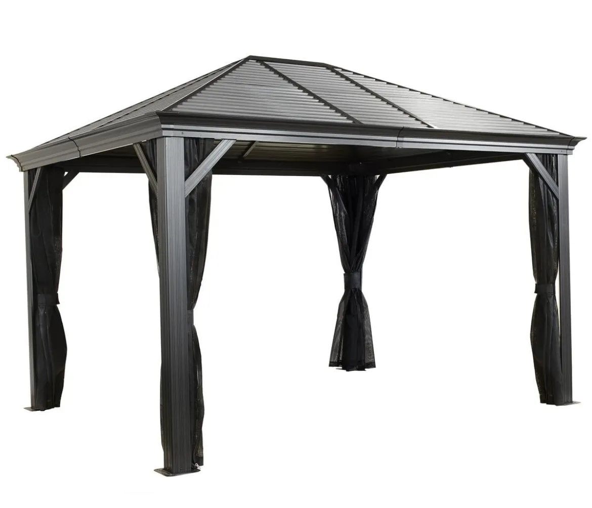 Sojag Pavillon Mykonos 10x12, inkl. Moskitonetz, ca. B353/H291/T298 cm