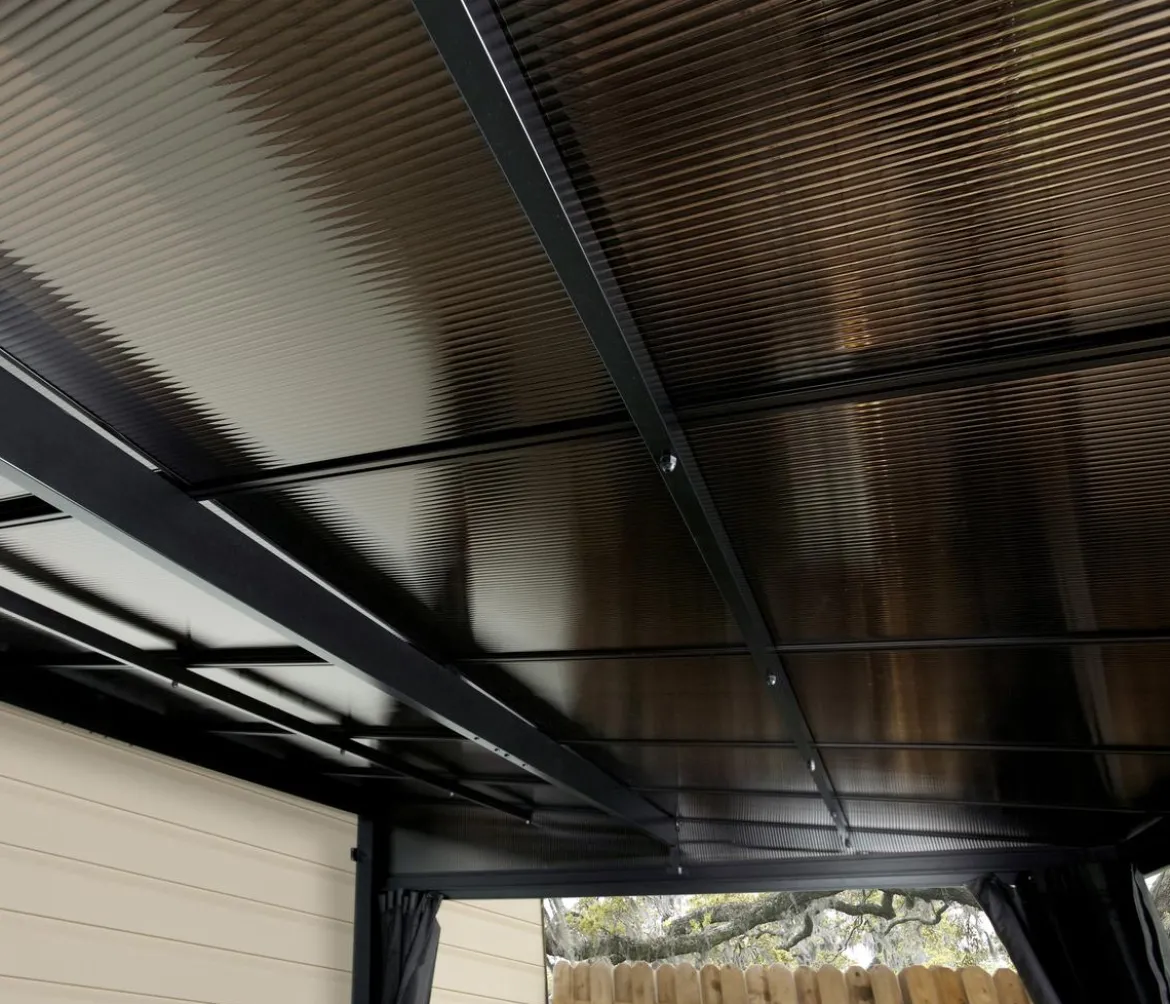 Sojag Terrassenüberdachung St. Barth, ca. B364,3/H240,2/T240,4 cm