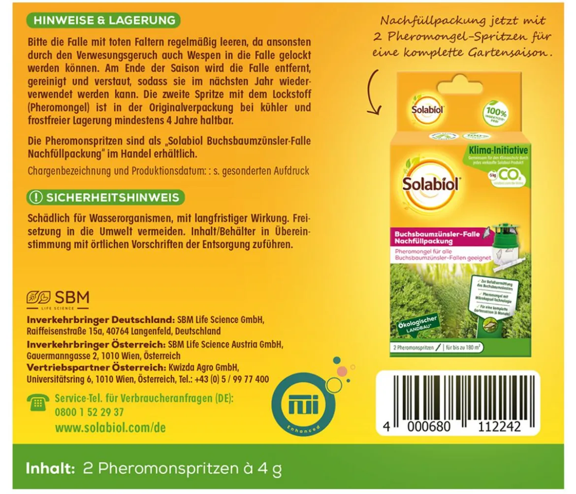 Solabiol® Buchsbaumzünsler-Falle