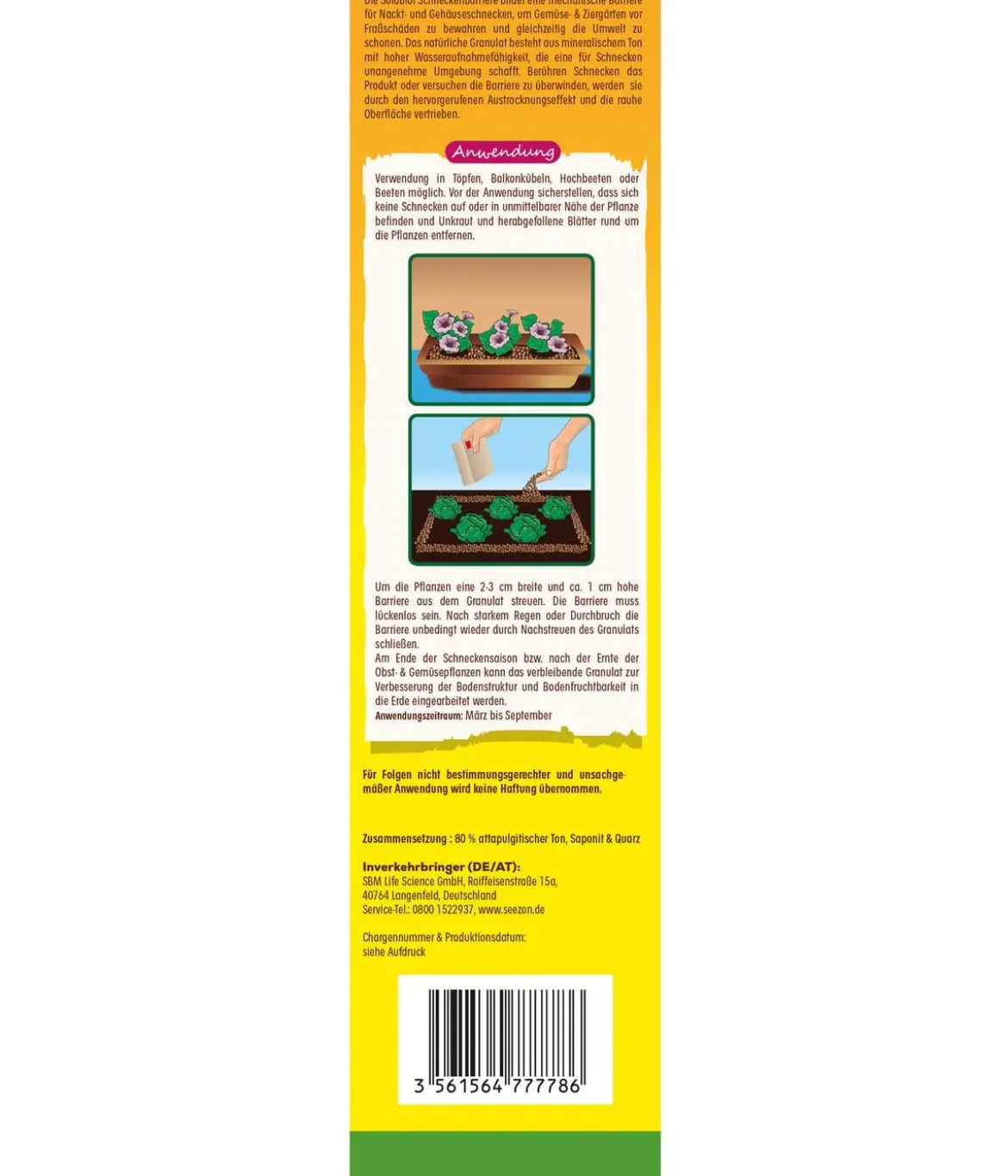 Solabiol® Schneckenbarriere, 1,5 kg