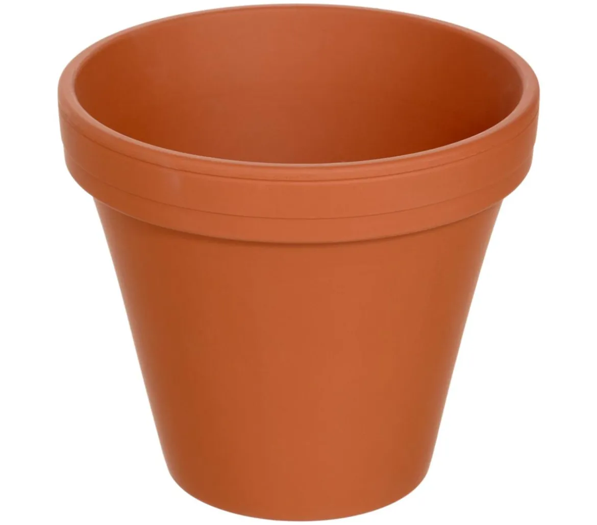 Spang Terrakotta-Topf Vaso, rund