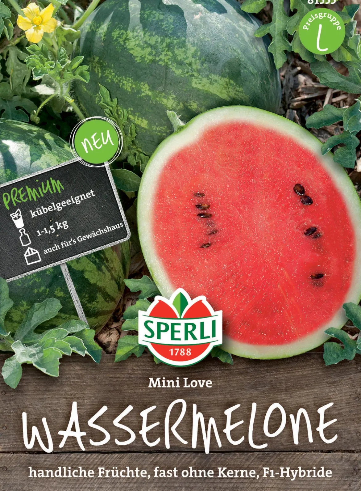 SPERLI Samen Wassermelone 'Mini Love'