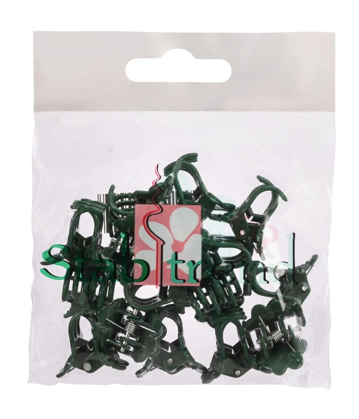 Stabtrend Orchideenclips, grün, 15 Stk.