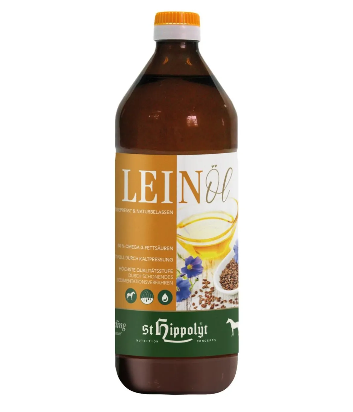St. Hippolyt Leinöl, 750 ml