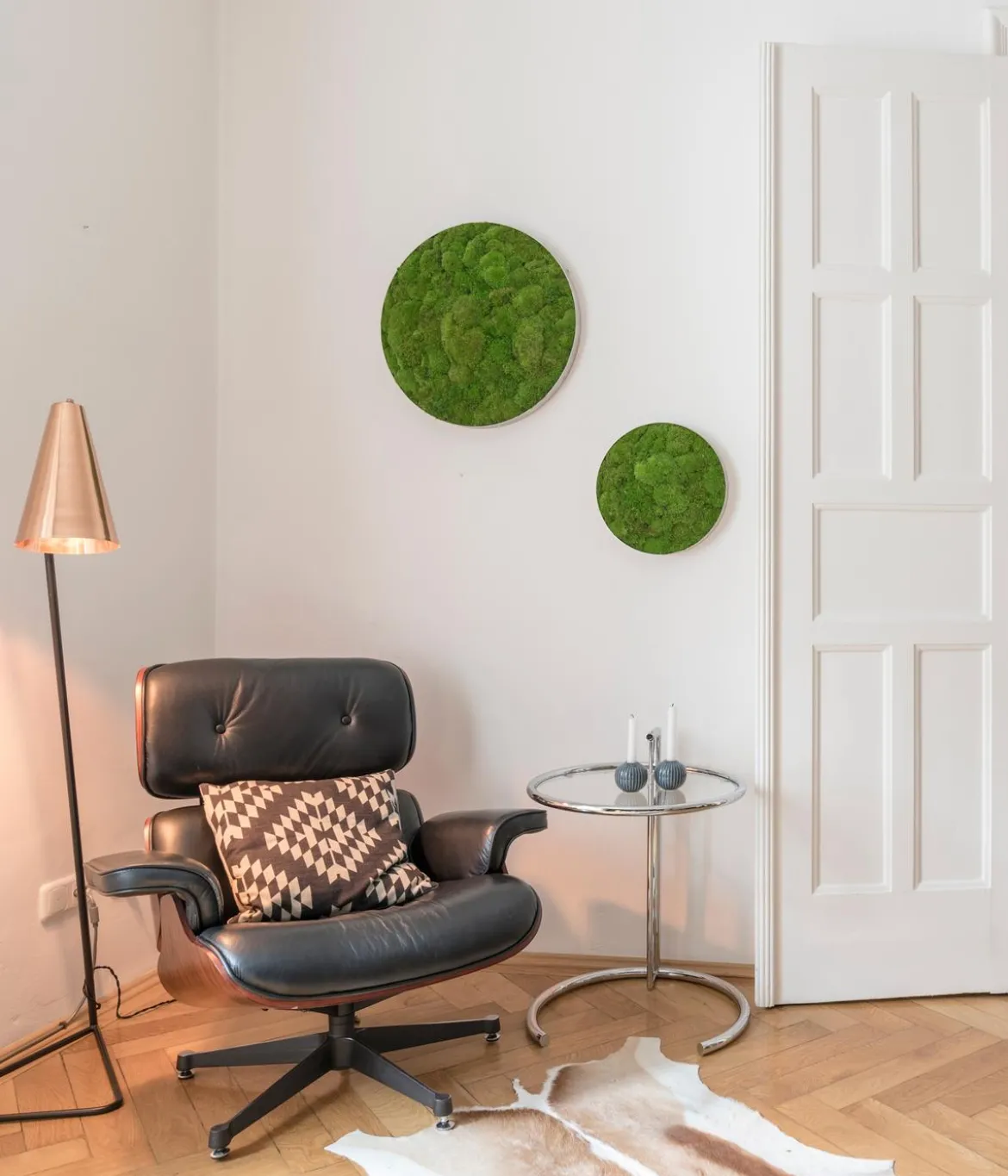 styleGREEN Bild aus Kugelmoos, Ellipsoid, ca. Ø54 cm