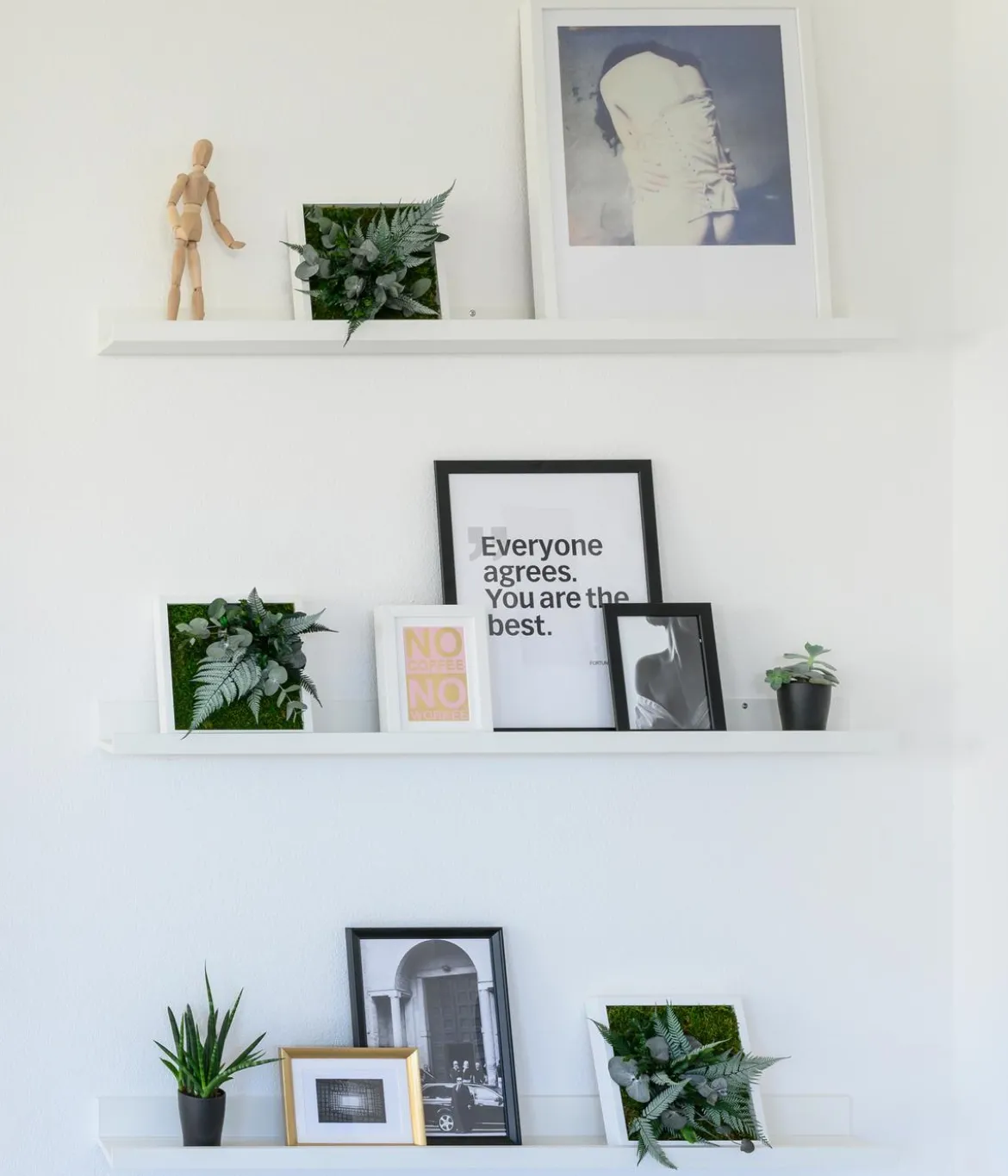 styleGREEN Bilder-Set im Dschungeldesign, quadratisch, 3-teilig