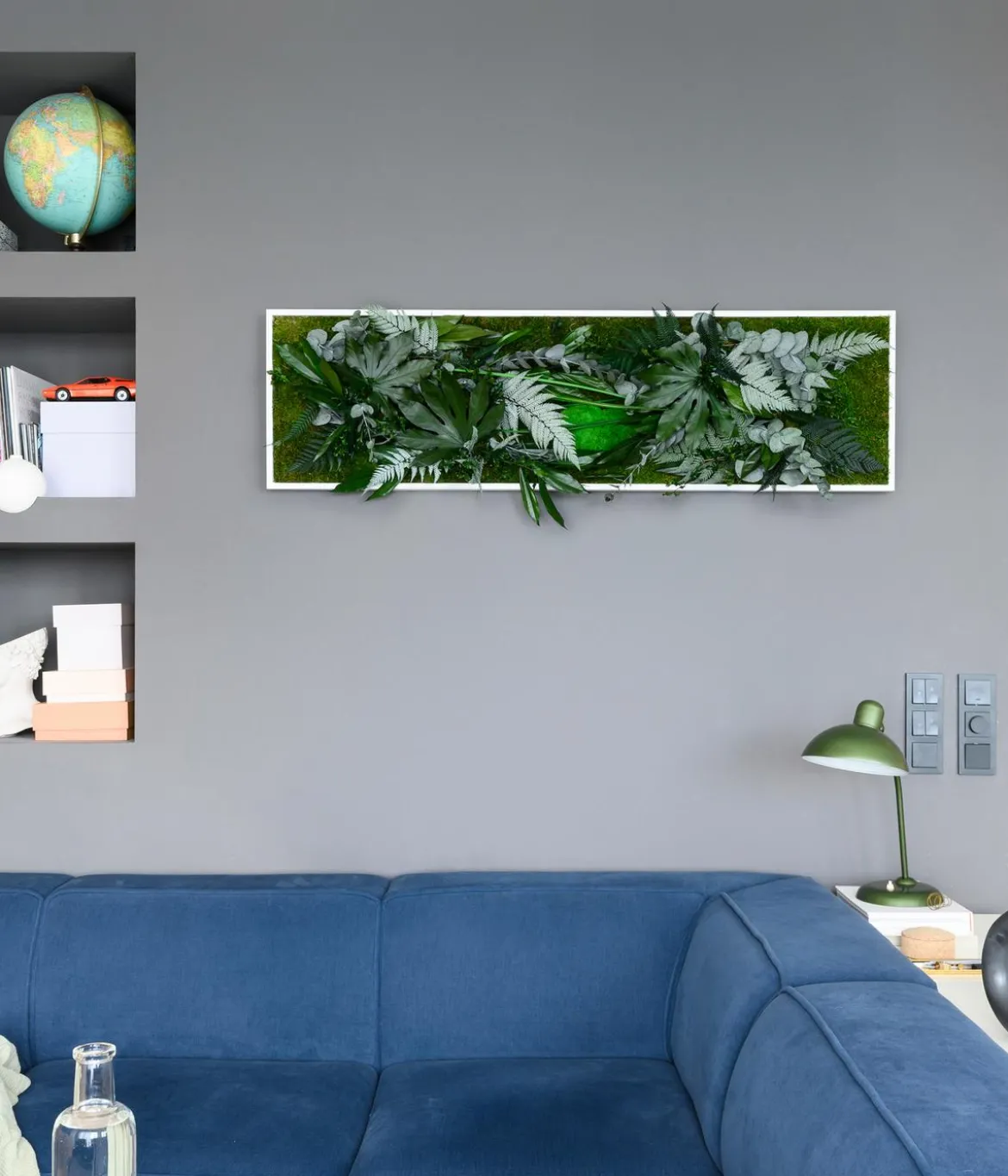 styleGREEN Bild im Dschungeldesign, rechteckig, ca. B140/H40/T20 cm